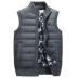 Mùa thu và mùa đông nam cotton vest áo len áo len vest len ​​cộng với nhung dày rộng kích thước lớn ấm áp vest