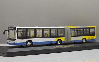 原厂1:64 京华 北京公交 铰接公交车 113路 大京后 合金模型
