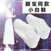 Giày trắng nhỏ nữ 2019 Giày vải mùa hè Nữ sinh viên Hàn Quốc Giày nữ hoang dã Giày thoáng khí Giày đế bằng nữ - Plimsolls