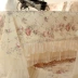 Bảng vải trải bàn ren vải bọc phù hợp với vải liệm vòng bảng ghế vải nhà Bửu thức - Khăn trải bàn