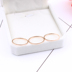 Đuôi nhẫn nữ nhẫn vàng hồng 18k nữ sinh viên Nhật Bản đơn giản cá tính ngón tay út nhẫn nhỏ nhẫn bạc Nhẫn