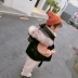 Áo vest bé gái mùa đông 2018 làn sóng mới cho trẻ em vest vest xuống mũ trùm đầu cho bé áo gile trẻ em Áo ghi lê