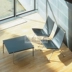 Nhà thiết kế nội thất sáng tạo Bắc Âu phòng khách sạn hiện đại tối giản ghế thép không gỉ phòng chờ