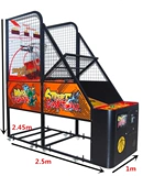 Электронная баскетбольная корзиночная машина с монетами, игровая приставка для взрослых, детская площадка, оборудование, сделано на заказ