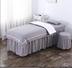 Beauty khăn trải giường denim bedspread đơn giản gia đình rắn quản lý da màu bốn bằng vải cotton thân thiện với da đặc biệt Thẩm mỹ viện - Trang bị tấm ga phủ giường spa Trang bị tấm