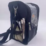 Прозрачная ткань из ПВХ, съемный ремешок для сумки, косметичка