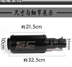 Xe máy sửa đổi ống xả lớn displacement thể thao âm thanh xe hơi ống khói sợi carbon Scorpio laser tiêu chuẩn ống xả phổ bô xe máy exciter 135 Ống xả xe máy