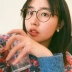 Kính siêu mỏng tr90 kính cận thị nữ mặt tròn văn học toàn khung hình nam Hàn Quốc phiên bản hoàn thiện kính chống xanh - Kính khung kính versace Kính khung