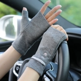 Эластичные тонкие милые перчатки, удерживающие тепло напульсники, по фигуре, в корейском стиле, без пальцев