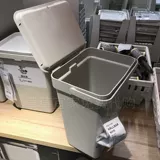Shanghai Ikea Shopping Mall приобретает домашнюю подлинную покупку Halba Attachment Back Back 10 -литровые полосы и крышка для мусора