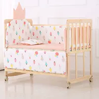 Big Bed+Mosquito Net+Five -Piece Set (роскошный розовый лес)