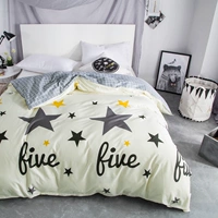 Genuine 100% cotton chăn đơn mảnh 160x210 đơn ký túc xá 200x230cm khăn trải giường cotton - Quilt Covers 	ruột chăn phao	