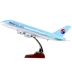 45 cm đẹp tĩnh mô phỏng máy bay mô hình trang trí nội thất với hành khách đồ trang trí máy bay Airbus a380 Korean Air