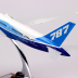 Tĩnh mô phỏng Boeing 787-8 nguyên mẫu máy bay mô hình máy bay chở khách trang trí trong nhà 43 cm món quà lưu niệm tro choi tre em Chế độ tĩnh