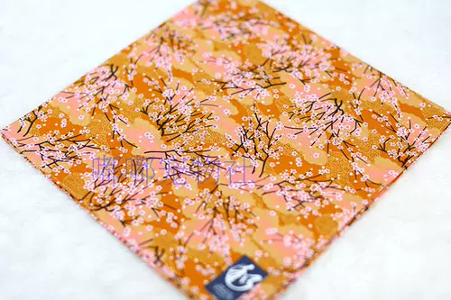 Японский импортный хлопковый шарф, слюнявчик, платок, аксессуар для волос