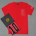 SD bóng rổ slam dunk đội đồng phục Xiangbei 10 Sakuragi hoa cotton vòng cổ ngắn tay T-Shirt phong cách Trung Quốc áo polo thể thao nam Áo phông thể thao
