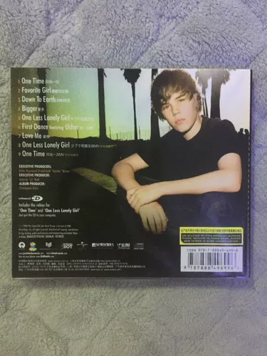 Подписанный альбом Джастина Бибера подписал Джастин Бибер My World My World CD