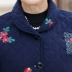 Mama mùa đông áo khoác vest nữ ngắn tay áo khoác cotton bà nội dày bông pad vest trung niên mặc áo khoác cotton nửa tay - Quần áo của mẹ