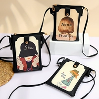 Сумка для телефона, милая расширенная маленькая небольшая сумка, сумка на одно плечо, кошелек, коллекция 2023, в корейском стиле, в западном стиле, изысканный стиль