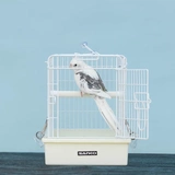 Sanko High -school Small Parrot Portable Take -out Cage Box Lift Caskets из кожи Peony Tiger Skin Suanfeng Small Sun