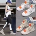 2018 mới của Hàn Quốc phiên bản của Harajuku hoang dã ulzzang street dance giày cao phụ nữ hip hop casual giày bóng rổ thể thao triều giầy thể thao nữ Giày cao gót