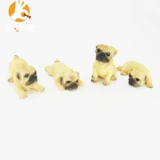 Мини -смола собачья настольная настольная настольная горшка с виппийками из пинги, чем медведь Коркака Кордонари 1