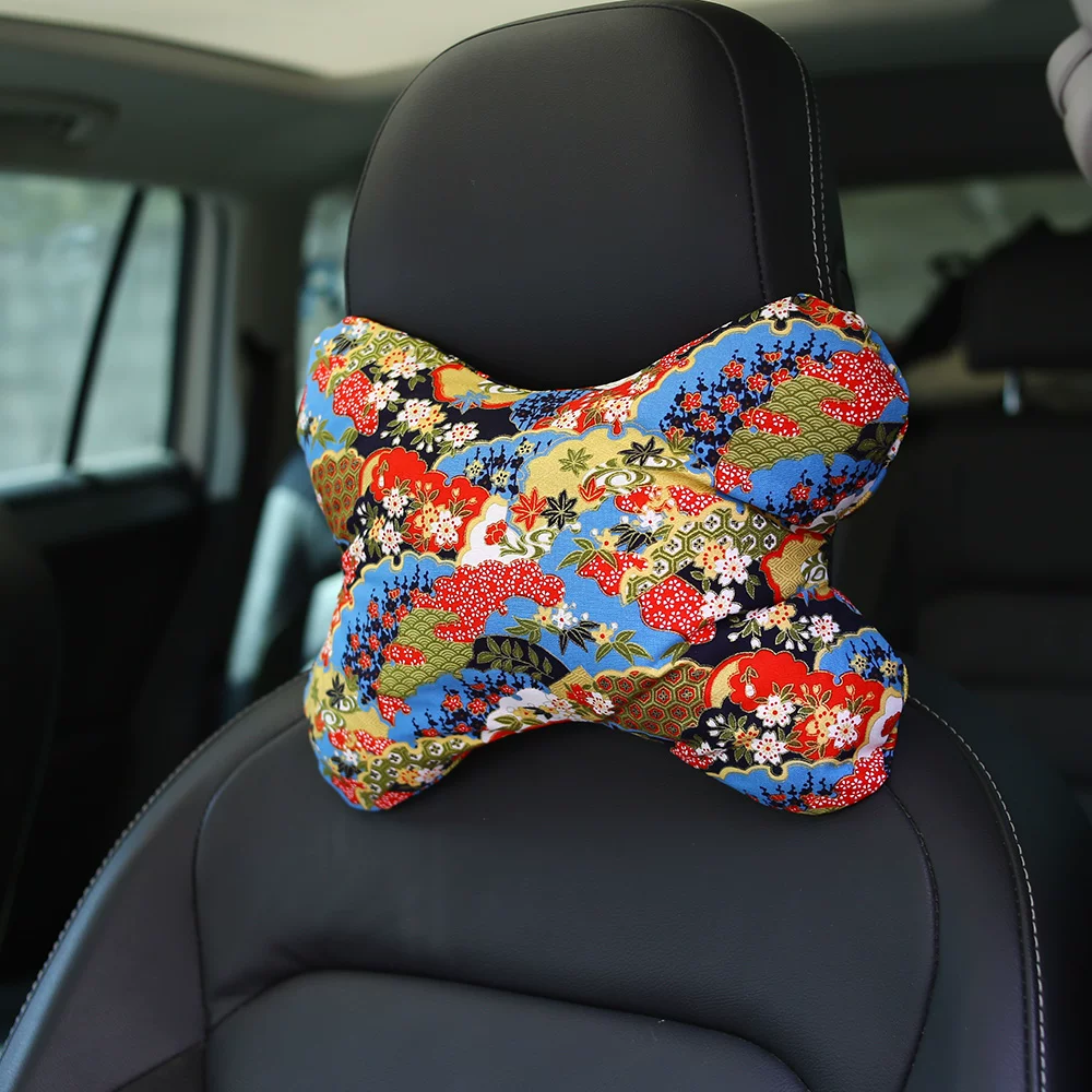 Japanese modified retro neck pillow, for luck
