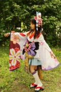 Cosply toàn bộ bộ đồ nữ Yin Yang phân chia COS tuyết nữ COS xem trang phục cosplay kimono anh đào COS - Cosplay