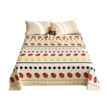 Ins ins wind wind cotton cotton cute printing bed Одиночный кусок чистого хлопка 100 детского общежития для одного студенческого общежития - одно летняя девушка