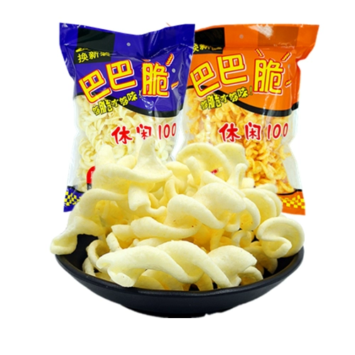Baba Crisp 100 80G Puff Foods Leisure Top Office Office xiaohuai Старые сумки закуски подарочный пакет картофель чипсов