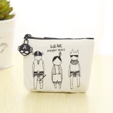 Маленькая мультяшная милая ткань, кошелек, сумка, бумажник, монеты, система хранения, ключница, барсетка, японские и корейские