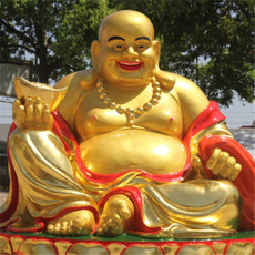 Изображения Будды, Статуи божества 厂家直销树脂佛像1米5 弥勒佛菩萨