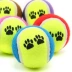 Con chó đồ chơi bóng cắn kháng tóc vàng Teddy Samoyed mol mèo đồ chơi puppy tennis đồ chơi đồ chơi vật nuôi