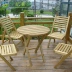 [Tùy chỉnh] Ning mở rộng chống ăn mòn bàn gỗ ghế carbonized bàn gỗ ghế sân giải trí bar rắn gỗ đồ gỗ ngoài trời