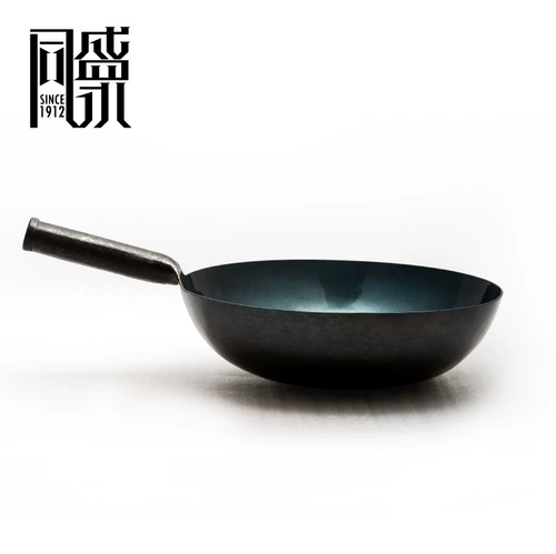Zhangqiu Iron Pot Официальный флагман Tongsheng Yongshou Fry The Pot Master 32 Нет покрытия нелегко придерживаться дома -наполнен