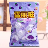 10 мешков с хлопковым хлопком, ватный сахар клубника/виноград со вкусом фруктового сока зажатый зефир закус