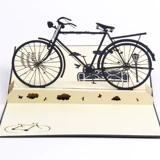 Трехмерная открытка, велосипед, карточки, DIY, Южная Корея, 3D, делается под заказ