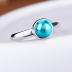 S925 sterling bạc nhẫn trống hỗ trợ nắp lưng 6 * 6 7 * 7 8 * 8 9 * 9 10 * 10 11 * 11 12 * 12 chăm sóc nhẫn nữ nhan cuoi Nhẫn