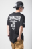 Vhiphop gốc ZAHA thư lớn cotton thoải mái thể thao bóng chày màu đen ngắn tay áo cardigan đồng phục bóng chày quần áo bộ thể thao nam Thể thao sau