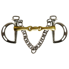 трензель 不锈钢马口衔马嘴部硅黄铜呈金黄色美观bt0916