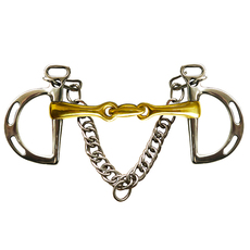 трензель 不锈钢马口衔马嘴部硅黄铜呈金黄色美观bt0916