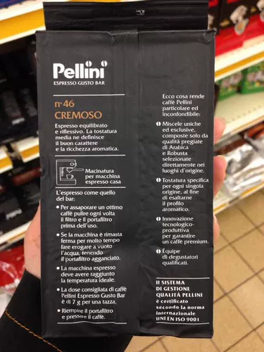 Итальянский приобретение Пеллини Эспрессо Берини № 46 Ароматный алкоголь сконцентрированный кофейный порошок 250 грамм