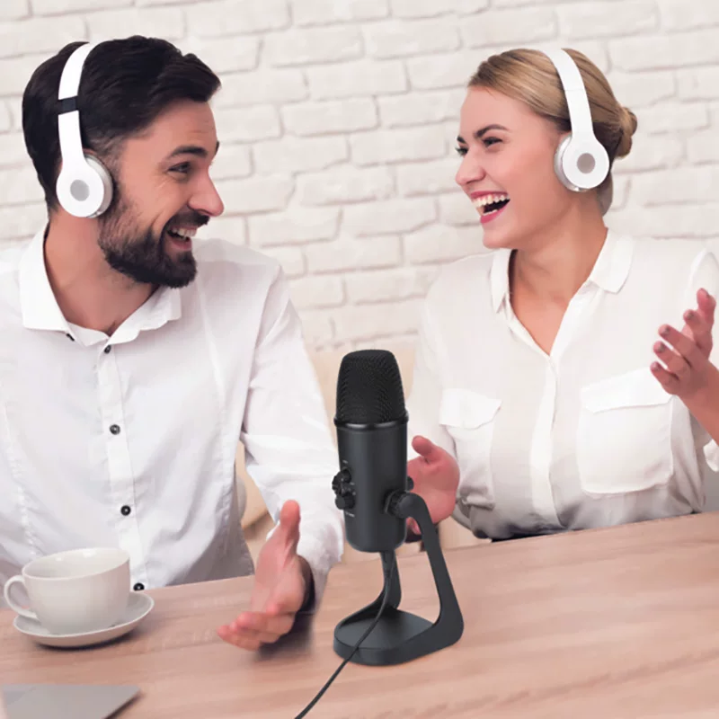 Boya BY-PM700 Professional Conference Recording Micro-USB Computer Live Interview Desktop Microphone
