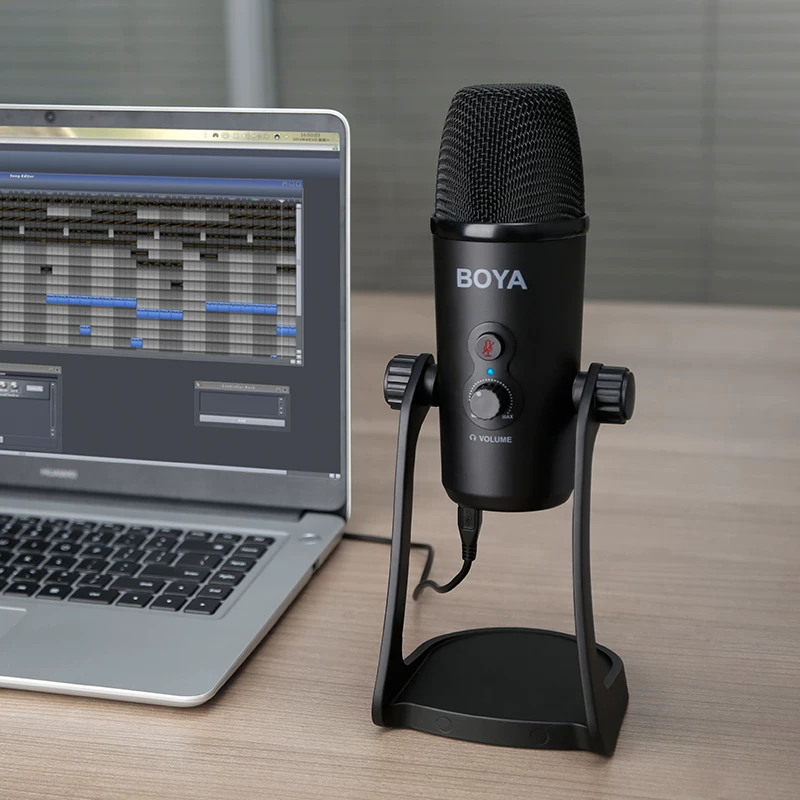 Boya BY-PM700 Professional Conference Recording Micro-USB Computer Live Interview Desktop Microphone