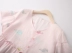 Váy ngủ cô gái mùa xuân và mùa hè mới gạc cá voi cotton Nhật Bản ngắn tay nhà dễ thương hoạt hình đồ ngủ cotton lỏng - Đêm đầm
