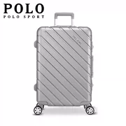 POLO SPORT Paul khung nhôm vali mờ mật khẩu xe đẩy trường hợp bánh xe hành lý phổ quát 20 inch