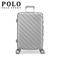POLO SPORT Paul khung nhôm vali mờ mật khẩu xe đẩy trường hợp bánh xe hành lý phổ quát 20 inch túi du lịch