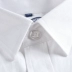 Trai áo sơ mi trắng ngắn tay mùa hè phần mỏng cotton trẻ em của trắng nửa tay áo bông tiểu học hiệu suất ra dịch vụ