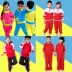 Khuyến mãi lớn 2020 trẻ em mới đồng phục thể thao trường học Anh phù hợp với thể thao tiểu học và trung học cơ sở quần áo lớp học mùa xuân và mùa thu quần áo mẫu giáo - Đồng phục trường học / tùy chỉnh thực hiện