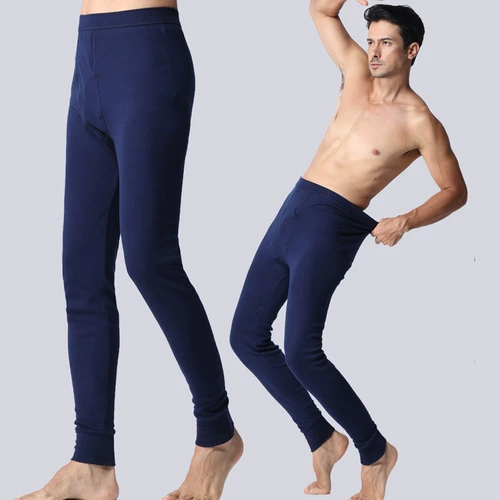 Штаны, тонкое удерживающее тепло приталенное термобелье, средняя посадка, для среднего возраста